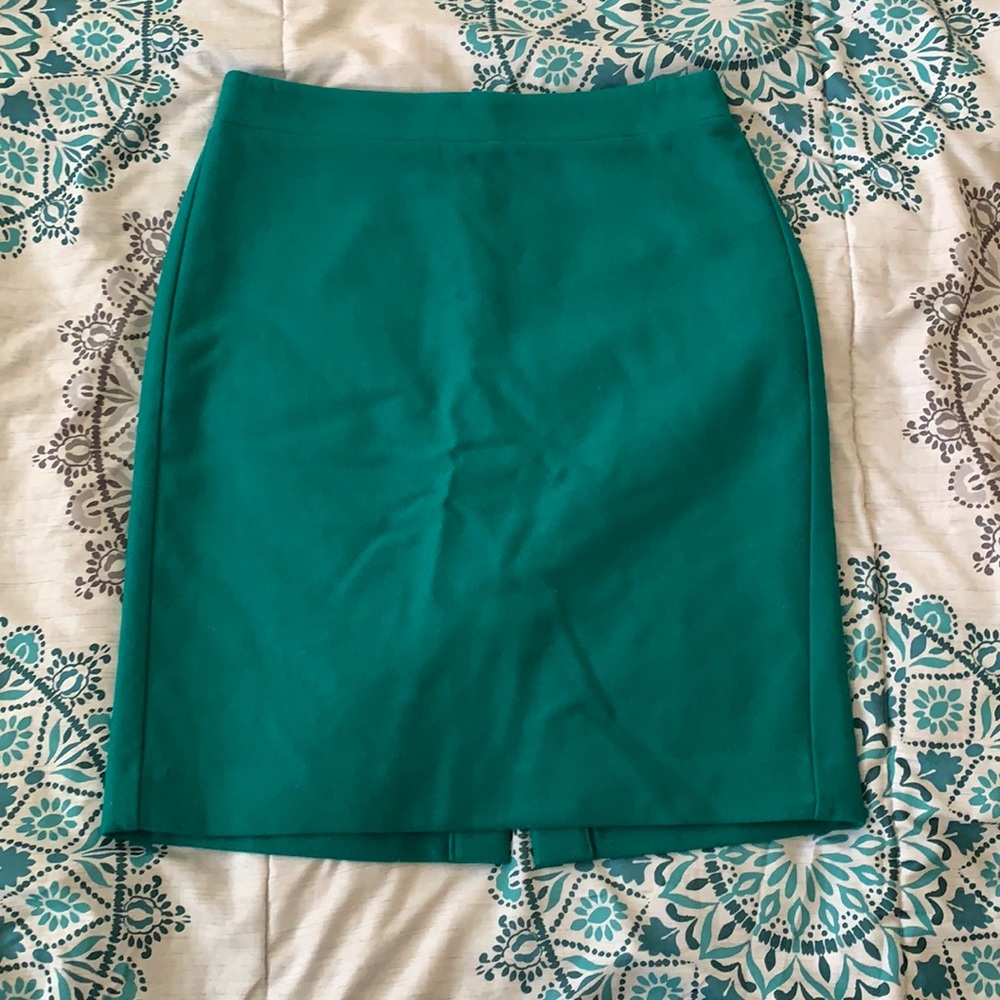 J.Crew - The Pencil Skirt - Green